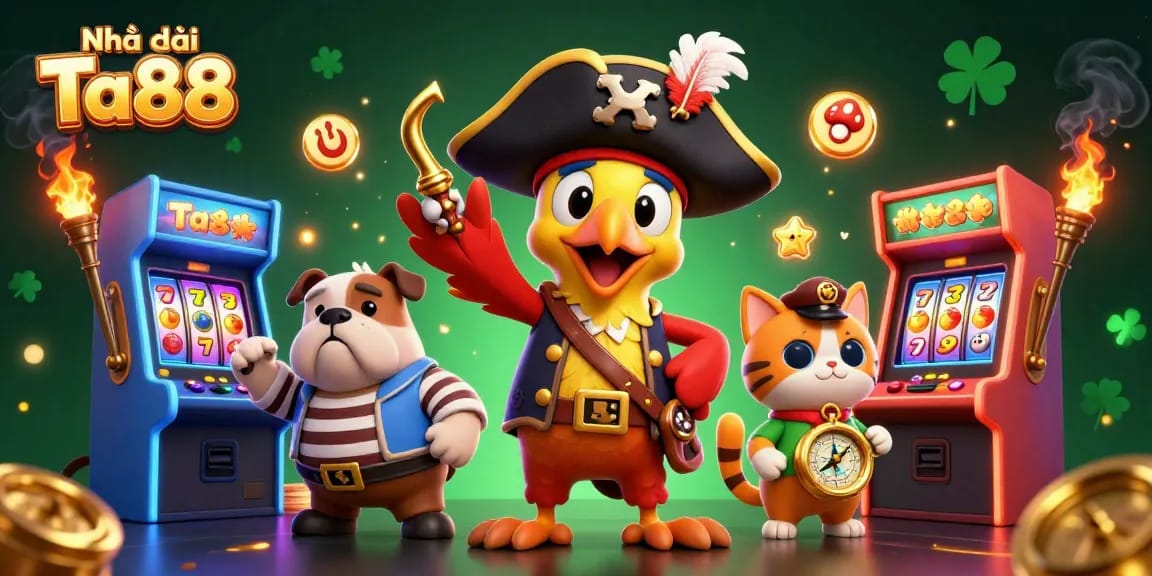 Engage in thrilling games at Nhà cái Ta88 with vibrant slot reels and enticing rewards.