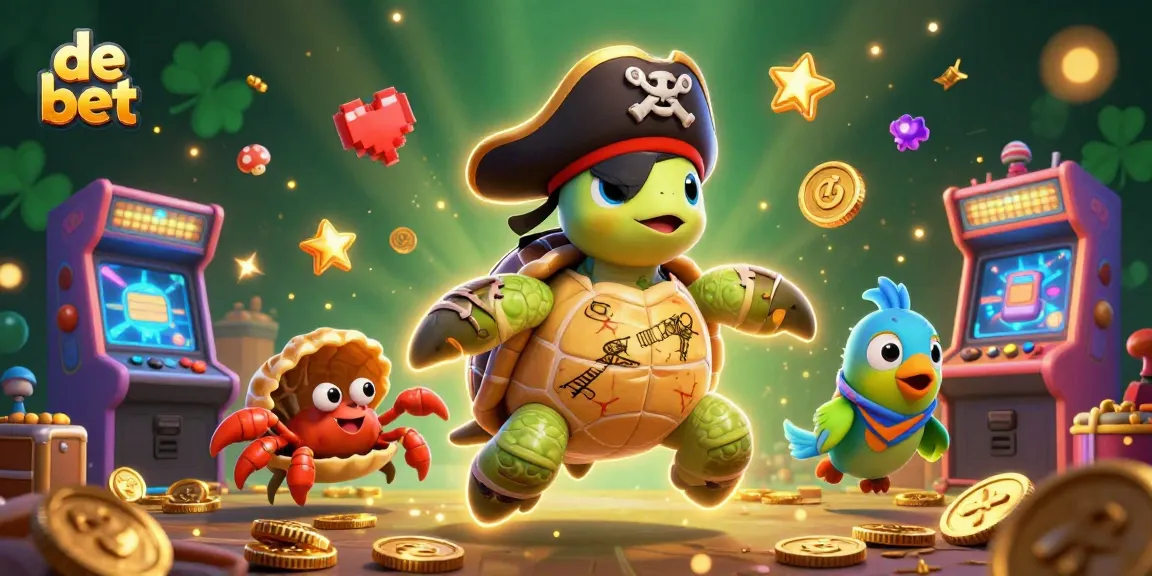 Engage with de bet's thrilling underwater casino adventure featuring colorful characters and gaming elements.