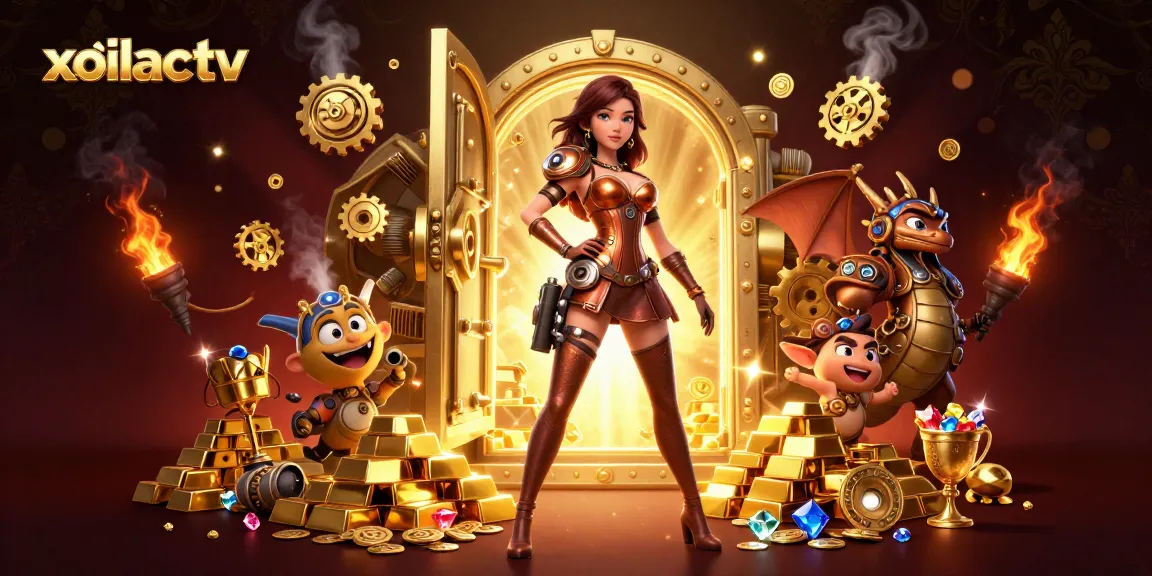 Experience the thrill of gaming at xoilactv with dazzling gold treasures and immersive 3D graphics.