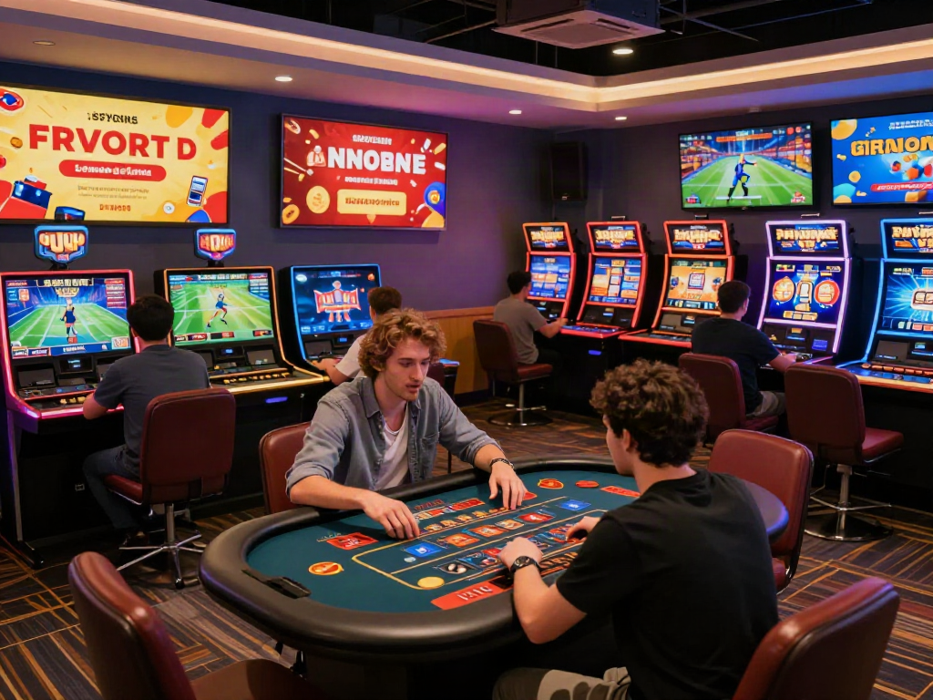 Engaging online gaming scene highlighting diverse players on SKY88 platform