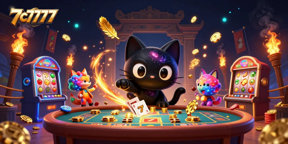 Engage in thrilling cosmic gaming with 7c7777 at a vibrant casino filled with jackpots.