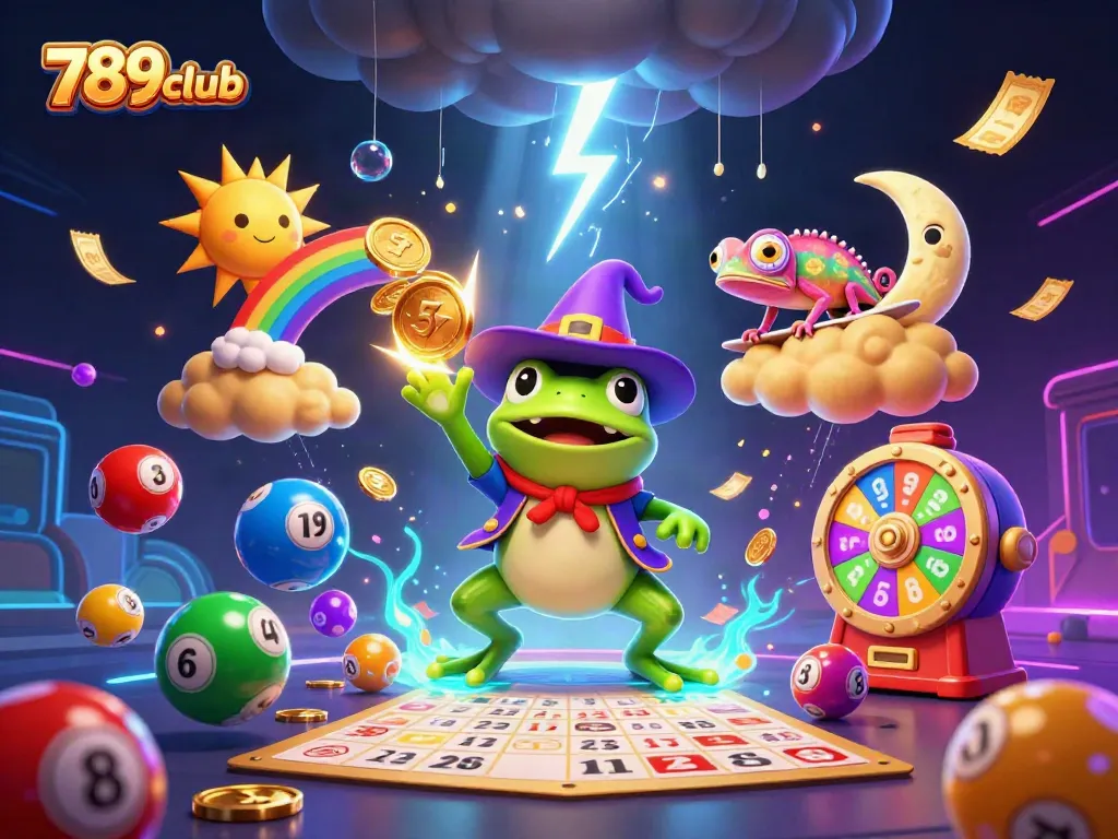 Experience the excitement of 789club with vibrant characters and dynamic gambling elements.