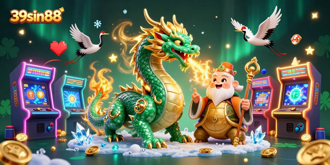 Engage with thrilling 39sin88 gaming adventures featuring dragons, turtles, and lucky birds!