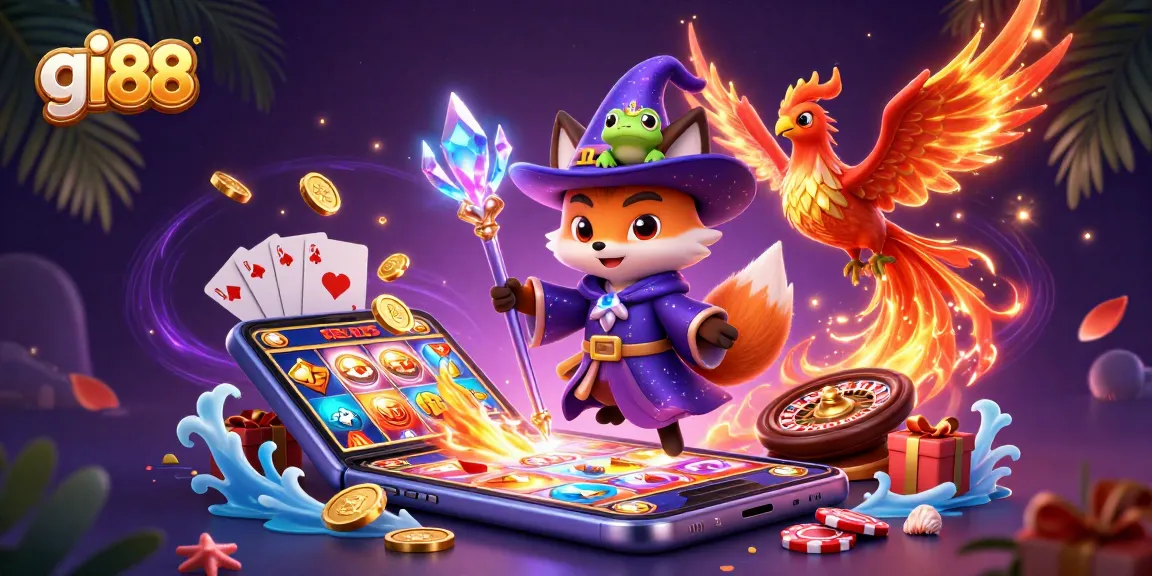 Spin colorful slots and win with gi88 in this magical online casino world.