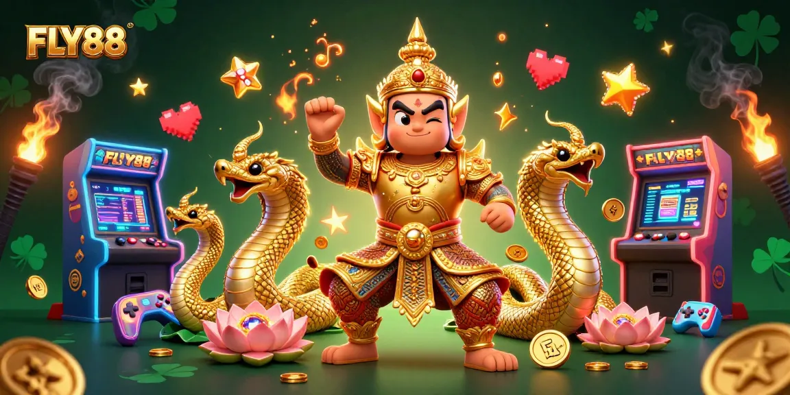 FLY88 offers colorful 3D casino games filled with Naga companions and vibrant arcade elements.