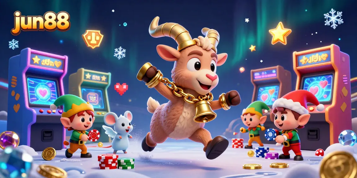 Experience thrilling casino action with jun88, where festive chaos unfolds in a vibrant gaming atmosphere.