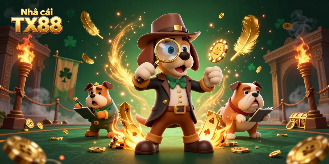 Experience thrilling gameplay at Nhà cái TX88 with vibrant 3D illustration highlighting casino excitement.