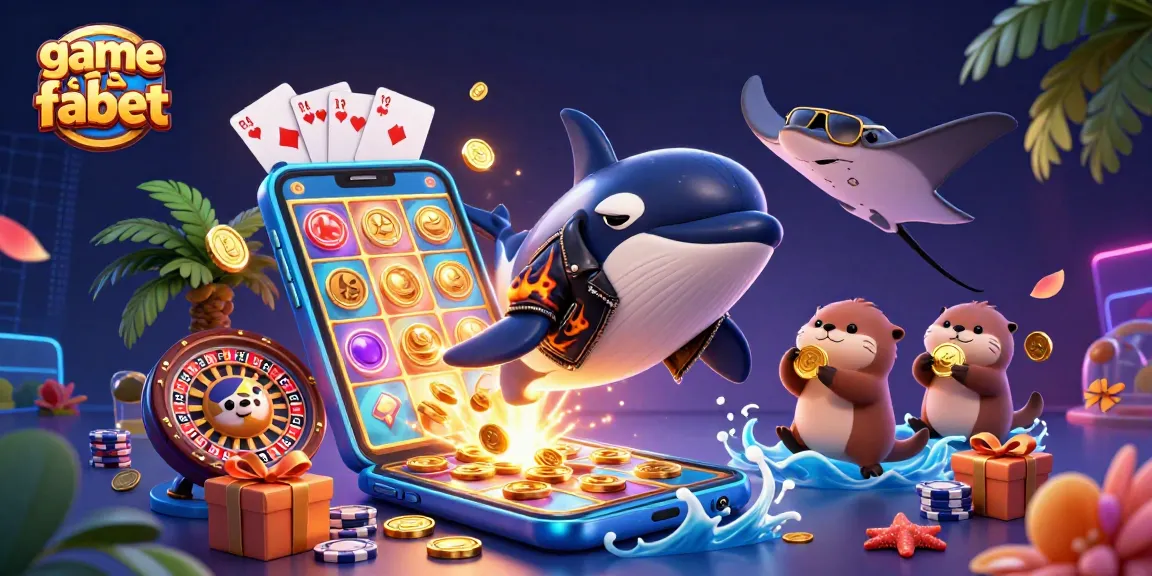 Engage in thrilling game bài fabet action with whimsical characters and dynamic casino elements.